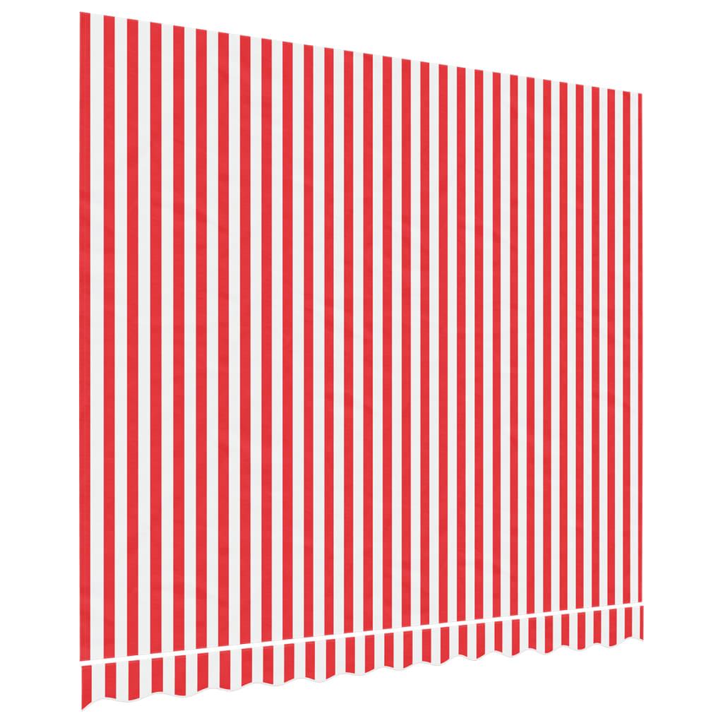 VidaXL Replacement cloth for Luifel striped 3x2.5 m red and white