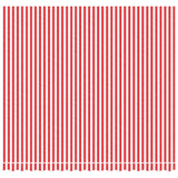 VidaXL Replacement cloth for Luifel striped 4x3.5 m red and white