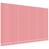 VidaXL Replacement cloth for Luifel striped 5x3 m red and white