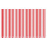 Panno sostitutivo Vidaxl per Luifel Striped 6x3,5 m rosso e bianco