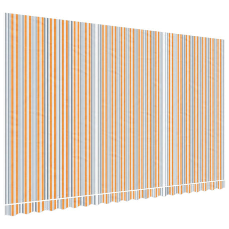 VidaXL Vervangingsdoek voor luifel gestreept 5x3 m meerkleurig