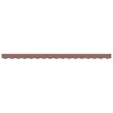 Vidaxl replacement cloth for awning skirt striped 4 m brown