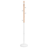 Vidaxl Coat Rack 177 cm pulverbelagd järnvit