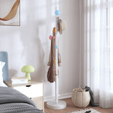 VidaXL Coat rack 172 cm powder -coated iron white