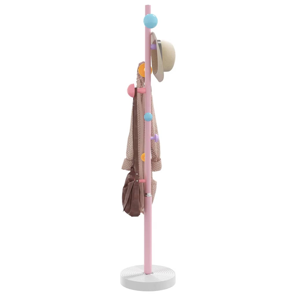 Vidaxl Coat Rack 172 cm pulver -belagt jernrosa