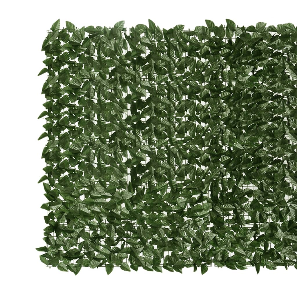 Vidaxl Balcony screen with dark green leaves 200x150 cm