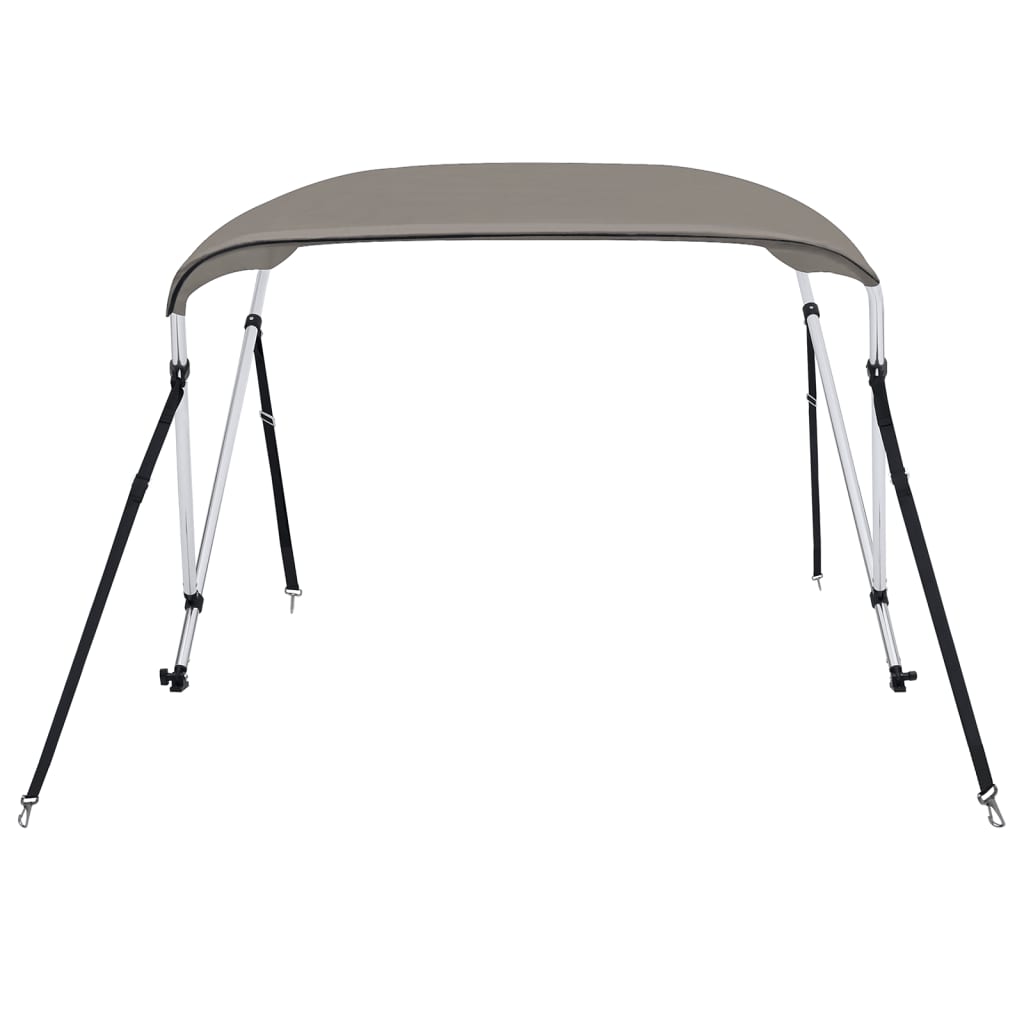 Vidaxl Biminitop 2 arches 180x130x110 cm gray