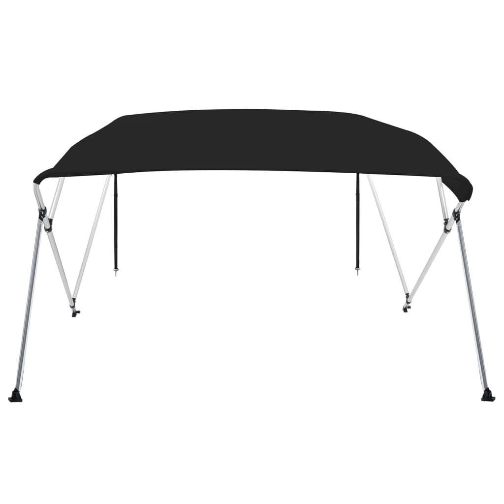 Vidaxl biminitop 4 arcos 243x210x137 cm negro