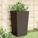 Vidaxl Planters 4 ST 32,5x32,5x57 cm Polipropen Brown