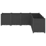 Vidaxl Planning Box 160x160x53 CM Polypropen Black