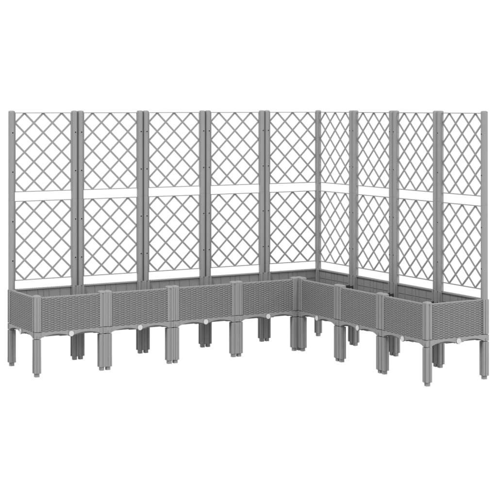 Vidaxl Plantter mat Slat Aarbecht 200x160x142 cm Polypropen