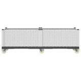 Fioriera Vidaxl con ruote 160x50x54 cm Polypropene White