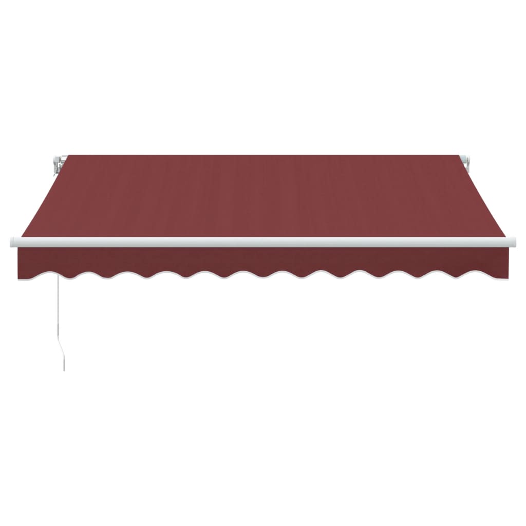 Vidaxl Luifel förlänger manuellt 300x250 cm Bordeaux Red