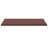 Vidaxl Luifel automatically extends 600x350 cm brown