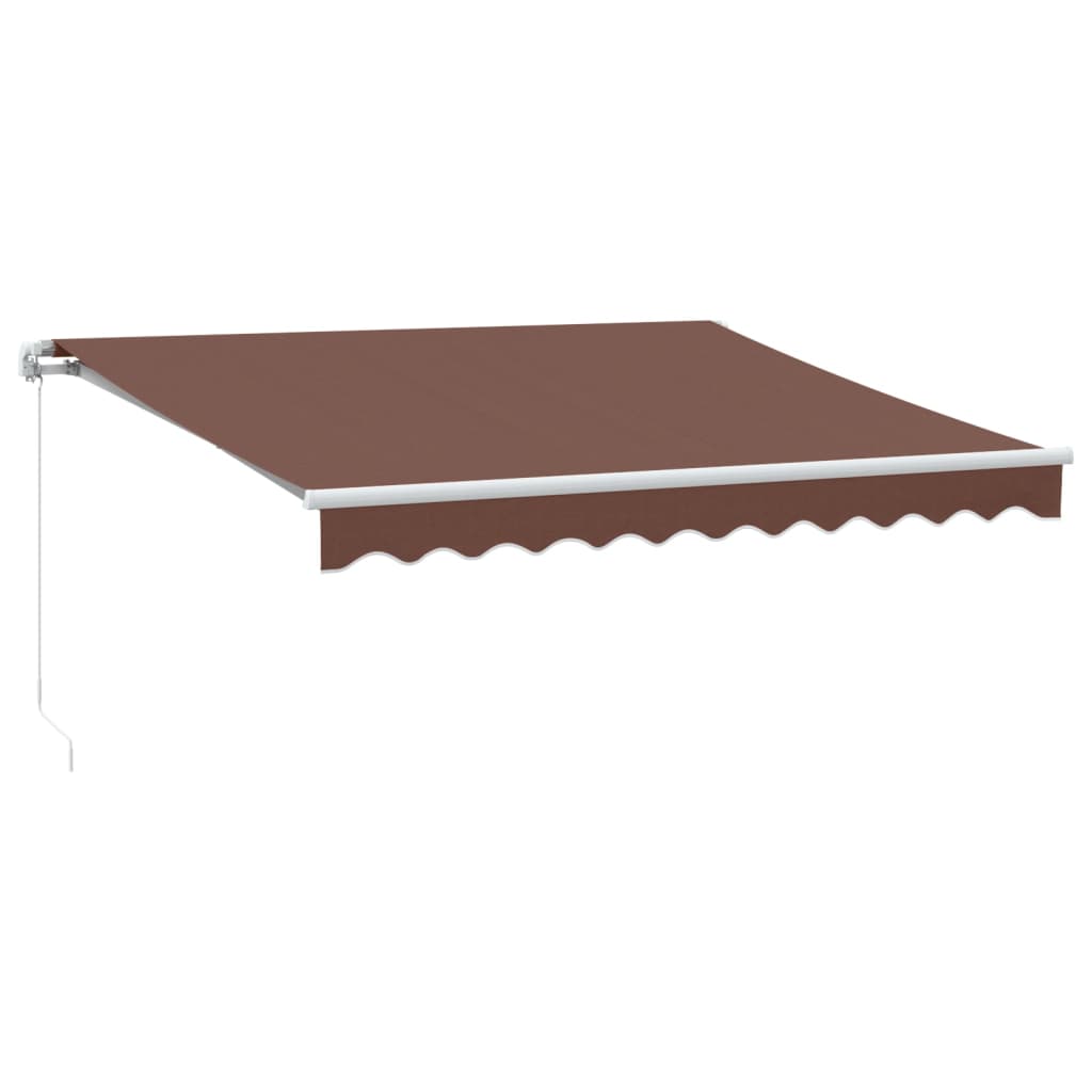 Vidaxl luifel manuell verlängeren 300x250 cm Brown brong