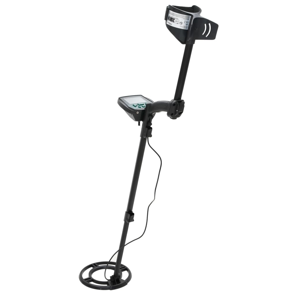 Vidaxl Metal Detector med LCD -skjerm 24 cm søkedybde