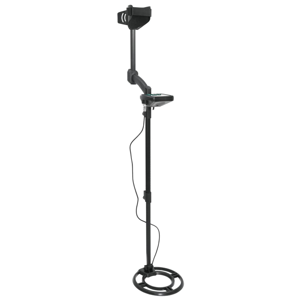 Vidaxl Metal Detector med LCD -skjerm 24 cm søkedybde