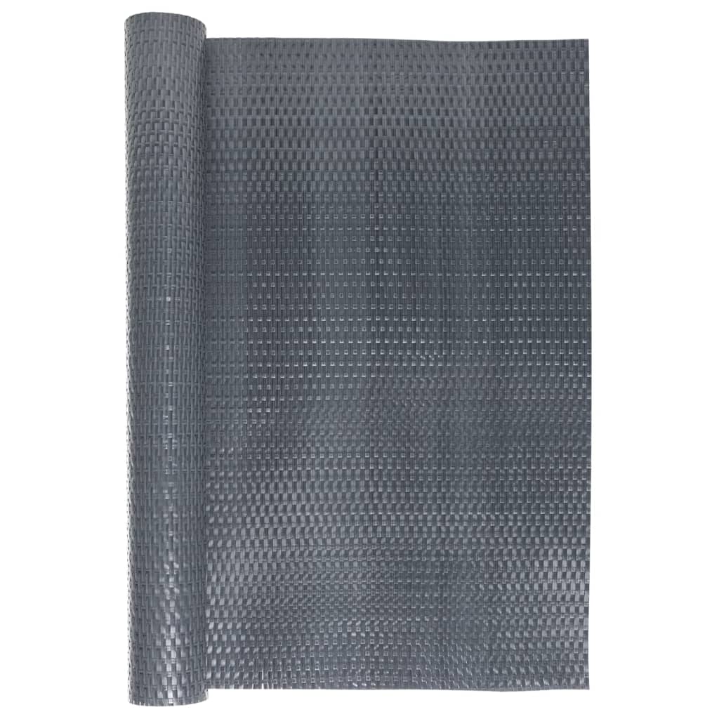 Obrazovka balkonu Vidaxl 400xx100 cm Poly Rattan Anthracite -colored