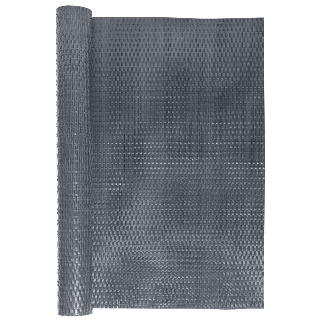 Vidaxl balkongskjerm 600x90 cm Poly Rattan Anthracite -farget