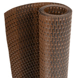 Screen Vidaxl Balcony 400xx100 cm Poly Rattan Brown and Black