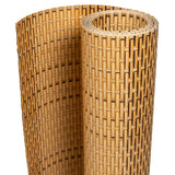 Vidaxl Balkon zaslon 300x80 cm Poli rattan svetlo rjava