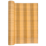 Pantalla de balcón Vidaxl 500x80 cm Poly Rattan marrón claro