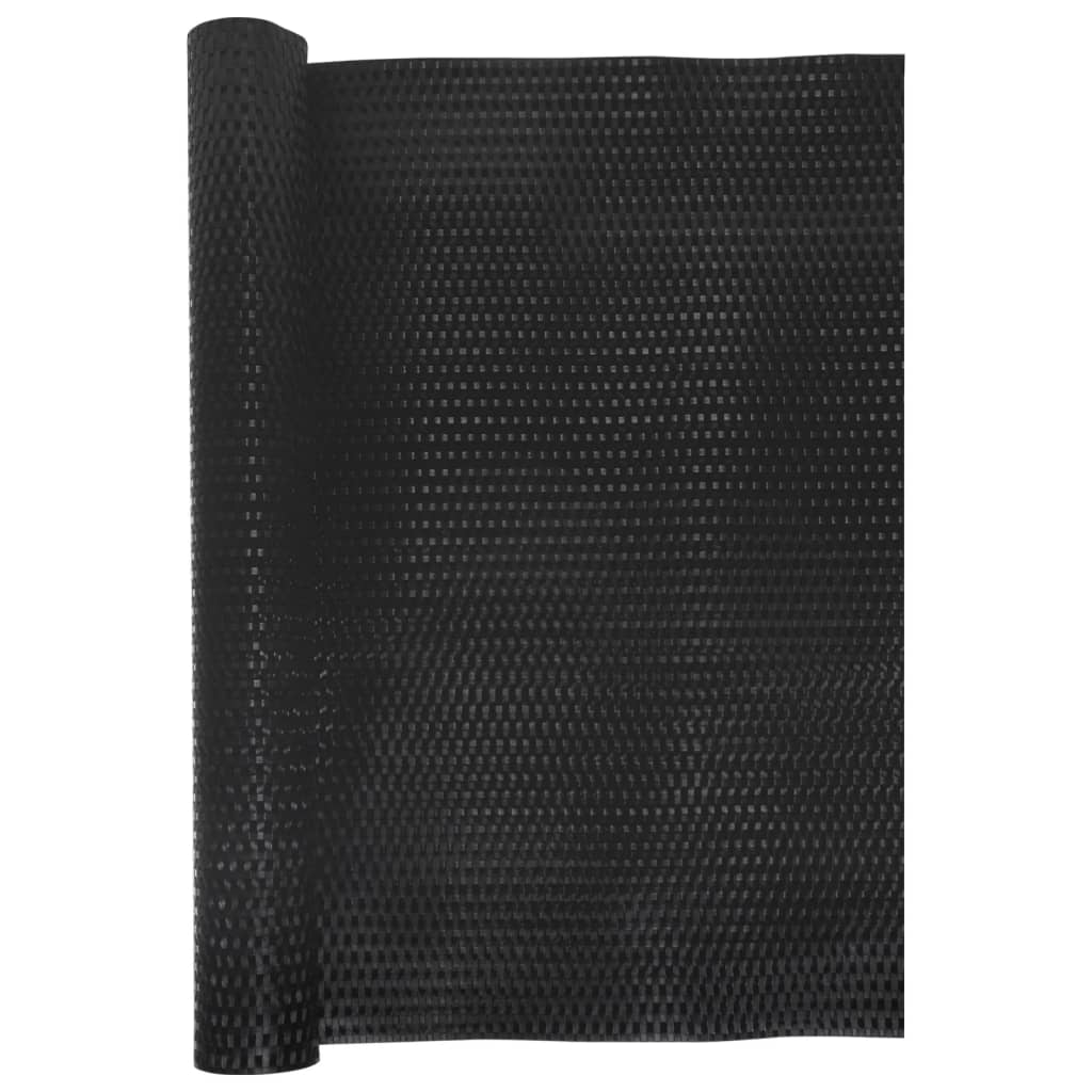 Vidaxl Balcony Schermata 300x80 cm Poly Rattan Black