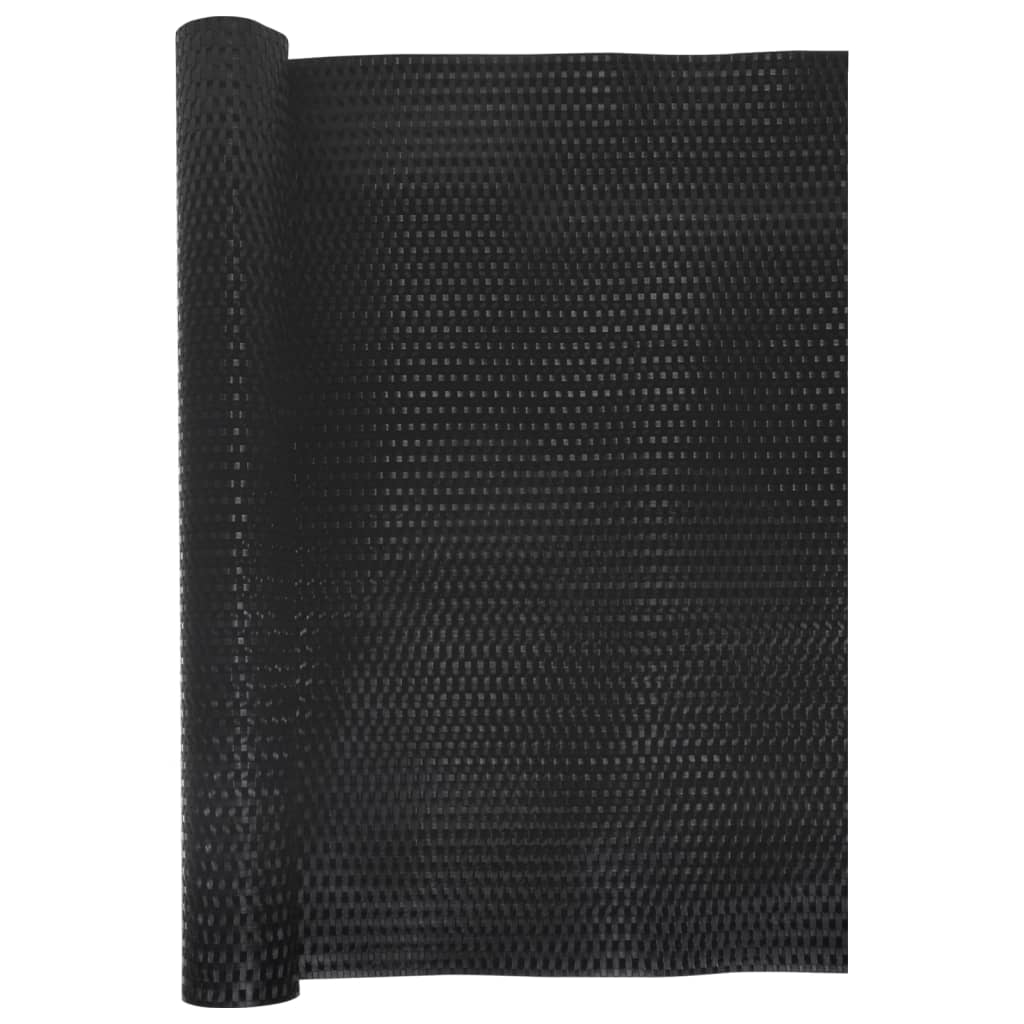 Écran de balcon Vidaxl 300x90 cm Poly Rattan Black