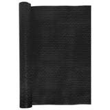 Pantalla de balcón Vidaxl 300x100 cm Poly Rattan negro