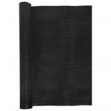 Vidaxl Balcony Screen 400x80 cm Poly Rattan Black