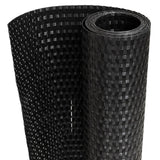 Pantalla de balcón Vidaxl 600x100 cm Poly Rattan negro