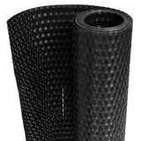 Vidaxl balkonski zaslon 1000x80 cm Poly rattan Black