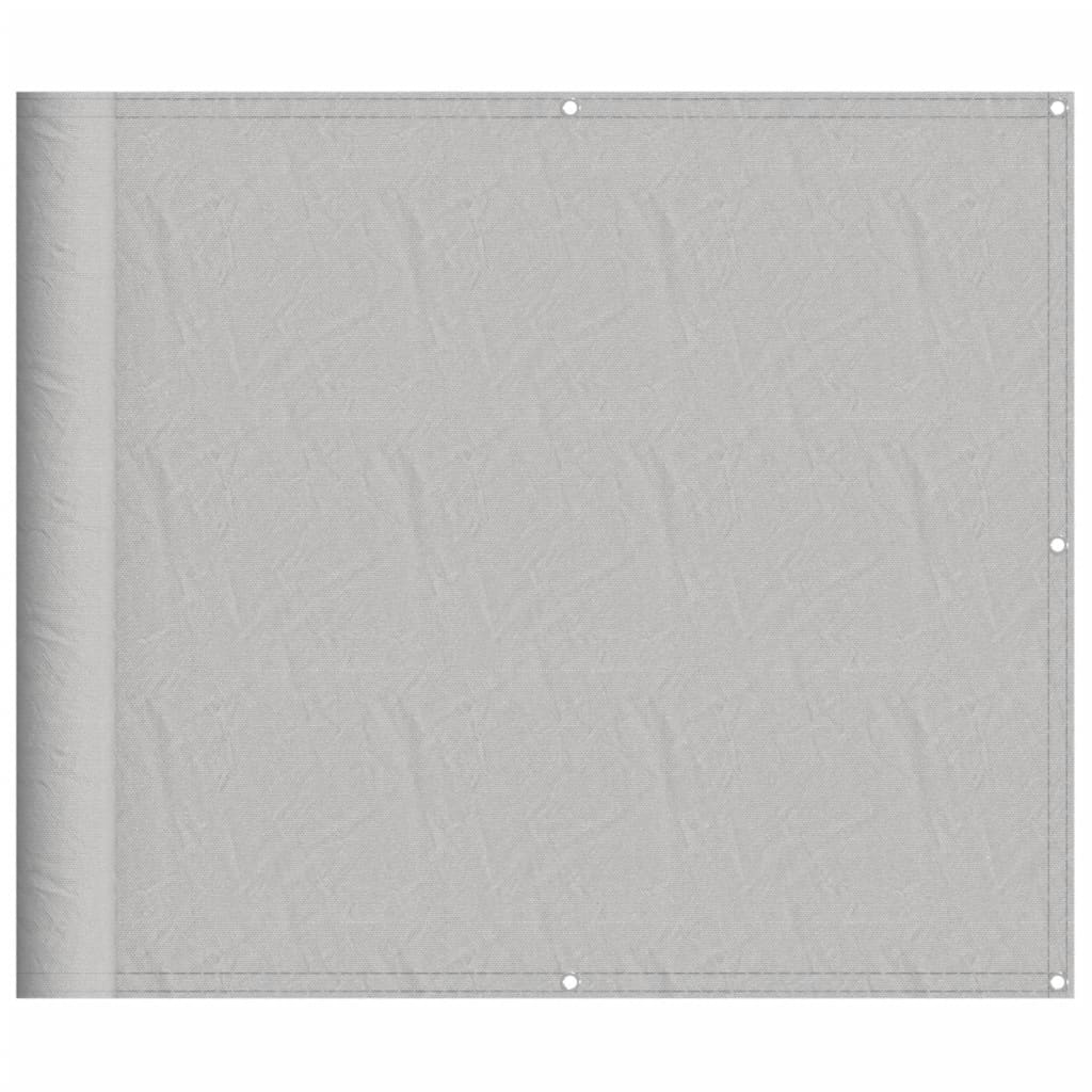 Vidaxl balkongskjerm 90x500 cm 100% Oxford Polyester Light Grey