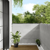 Écran de balcon Vidaxl 120x400 cm 100% Gris clair du polyester oxford