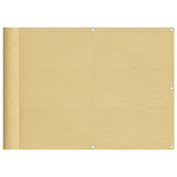 Vidaxl Balkonisarchir den Owend 75x500 cm 100% Oxford Polyes Sand -Colored