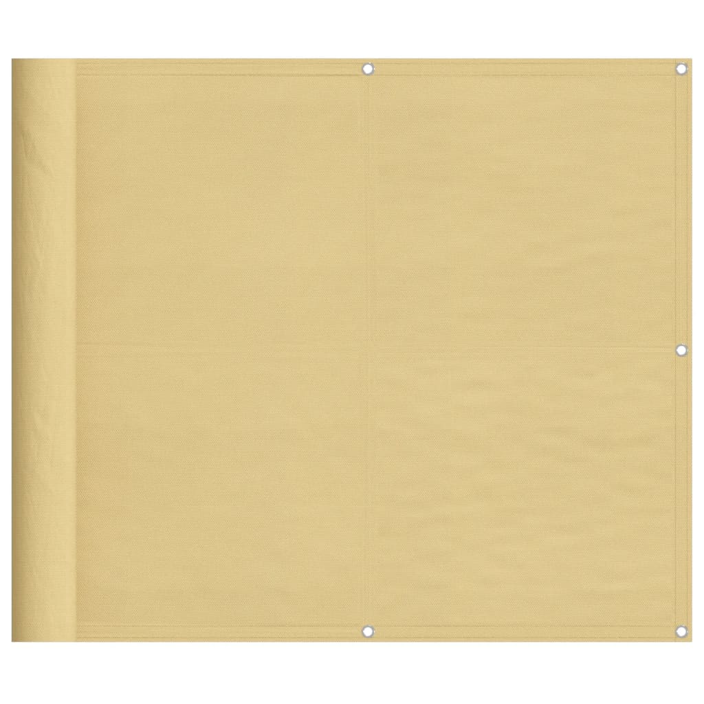 Vidaxl balkongskjerm 90x300 cm 100% Oxford polyester sand -farget