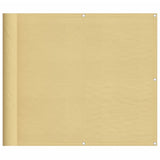 Vidaxl balkongskjerm 90x400 cm 100% Oxford polyester sand -farget