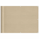 Vidaxl balkongskjerm 75x700 cm 100% Oxford polyester beige