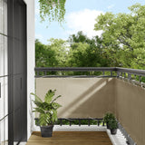 Vidaxl Balkon ekran 75x800 cm 100% Oxford poliester beżowy