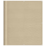 Obrazovka balkonu Vidaxl 120x1000 cm 100% Oxford Polyester Beige