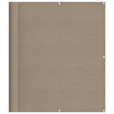 Screen balkonu Vidaxl 120x800 cm 100% Oxford Polyester Taupe