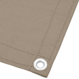 Écran de balcon Vidaxl 120x800 cm 100% Oxford Polyester Taupe