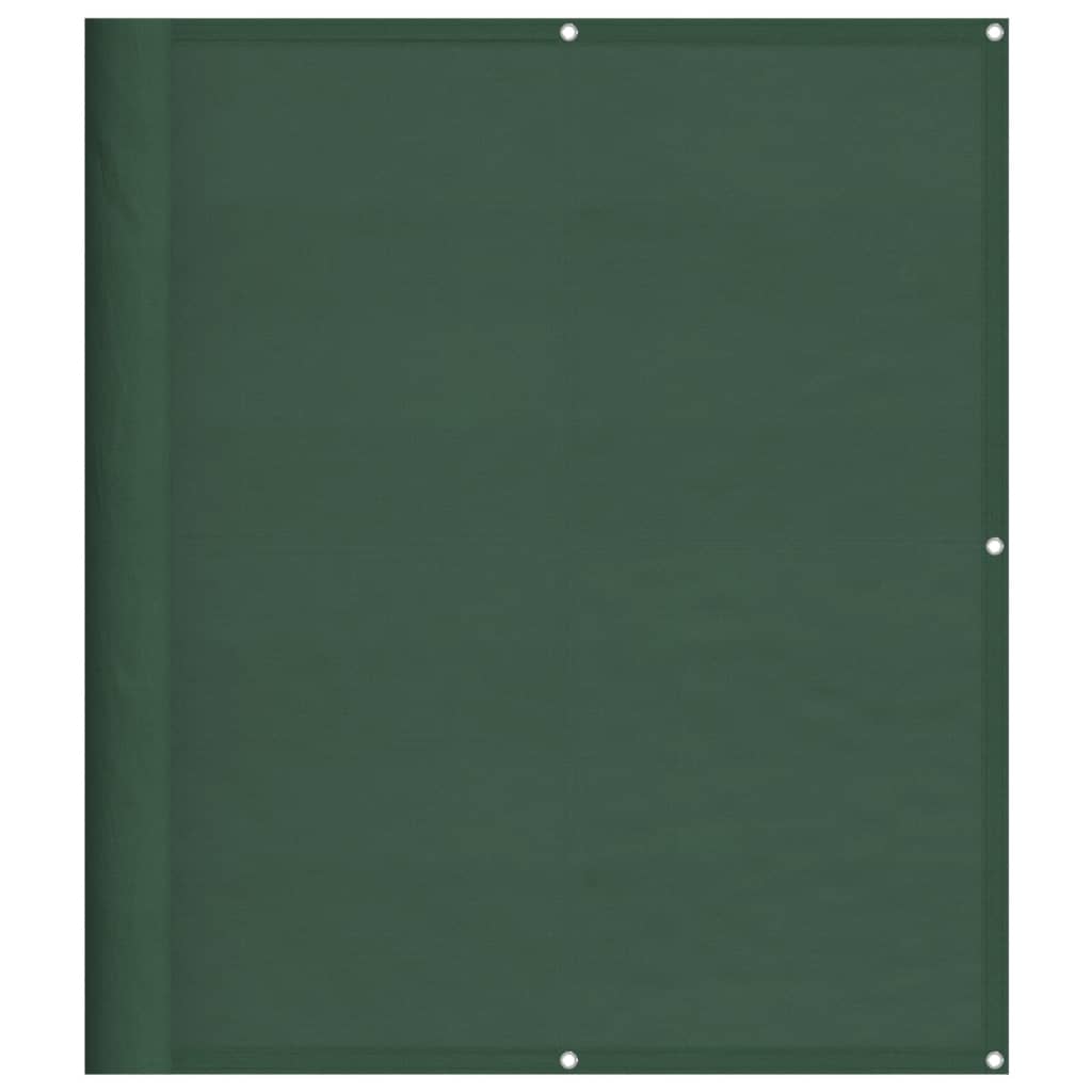 Vidaxl Balcony screen 120x700 cm 100% Oxford Polyester Dark green