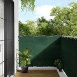 Écran de balcon Vidaxl 120x800 cm 100% Oxford Polyester vert foncé