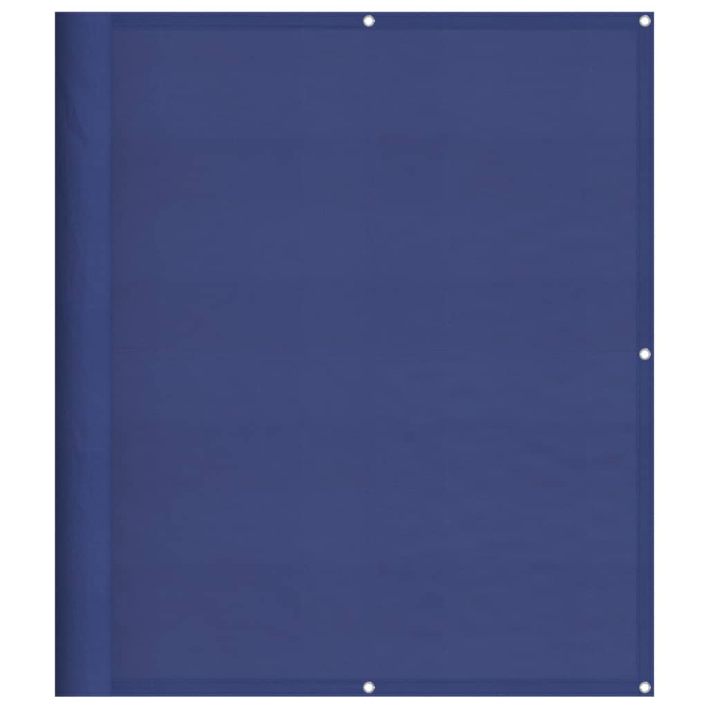 VidaXL Balkonscherm 120x800 cm 100% oxford polyester blauw