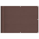 Screen balkonu Vidaxl 75x700 cm 100% Oxford Polyester Brown