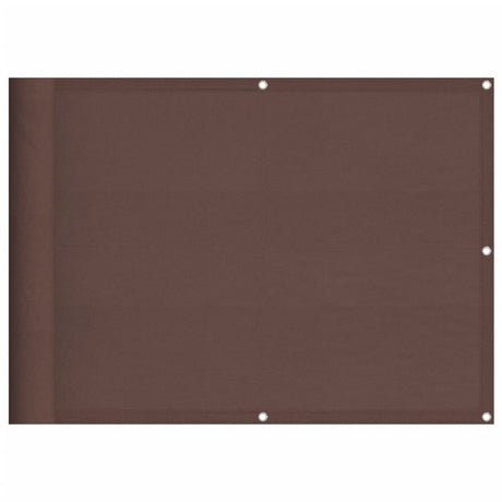 VidaXL Balkonscherm 75x700 cm 100% oxford polyester bruin