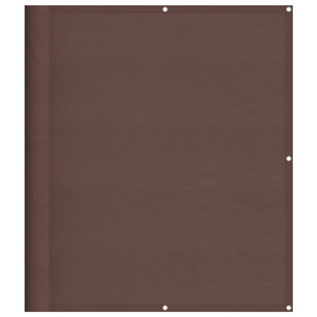 Vidaxl Balcony screen 120x800 cm 100% Oxford Polyester Brown