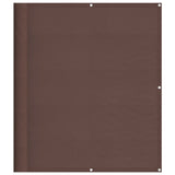 VIDAXL -Balkon -Bildschirm 120 x 800 cm 100% Oxford Polyester Brown