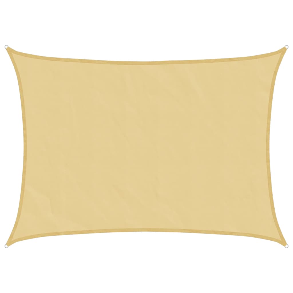 Vidaxl Zonnezeil 8x6 m 100% Polyester Oxford Sand -Colored